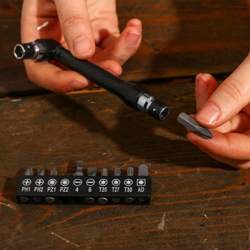 Набор бит DEKO BS11-1 для шуруповерта с угловой насадкой (11 предметов) 065-0589 - изображение 5