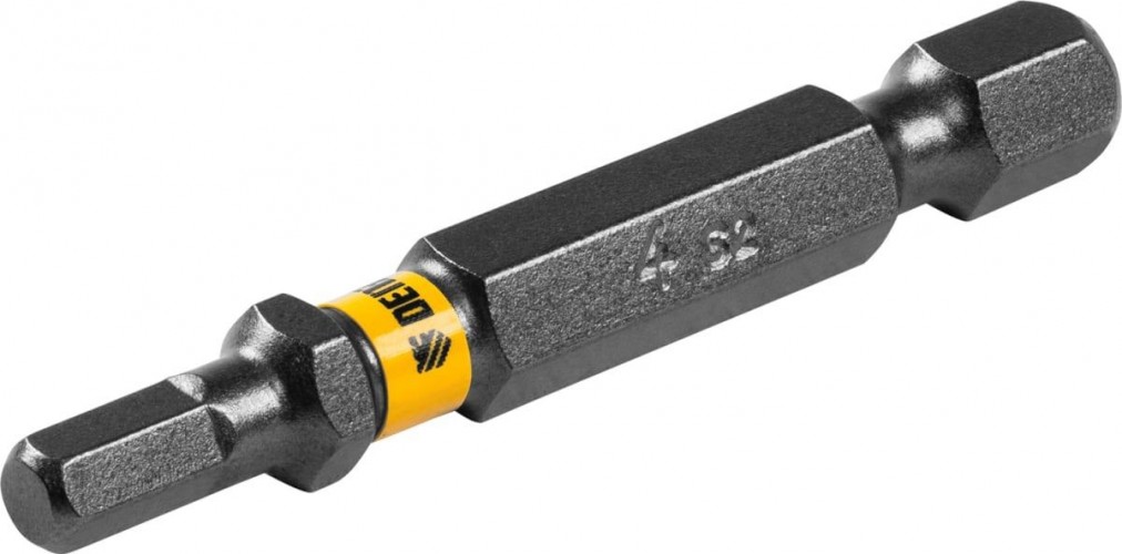 Набор бит Denzel HEX 4х50 сталь s2, шестигранный профиль, 10 шт. 11662 - изображение 2