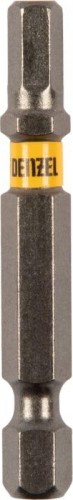 Набор бит Denzel HEX 5х50 сталь s2, шестигранный профиль, 10 шт. 11663 - изображение 3