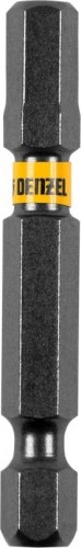 Набор бит Denzel HEX 6х50 сталь s2, шестигранный профиль, 10 шт. 11664 - изображение 3
