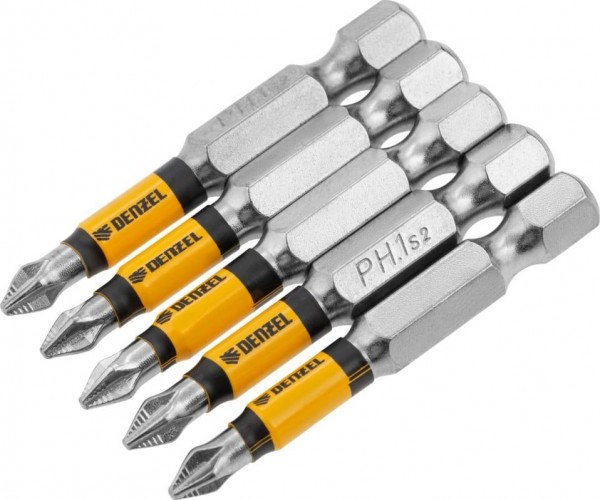 Набор бит Denzel PH1x2" 5 шт. 7711315