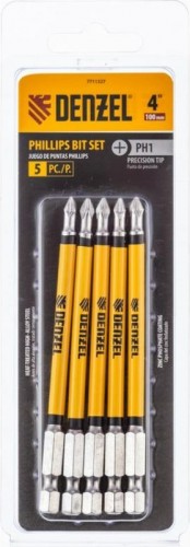Набор бит Denzel PH1x4" 5 шт. 7711327 - изображение 3