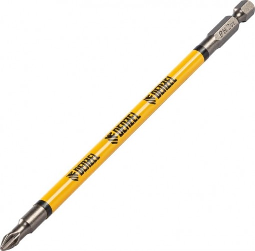 Набор бит Denzel PH2х150 сталь s2, круглый профиль, 5шт. 11647 - изображение 2