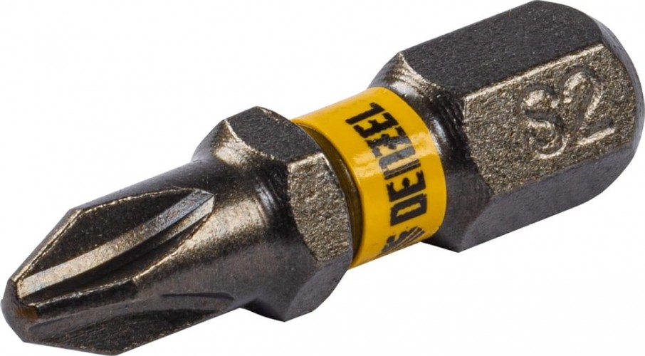 Набор бит Denzel PH2х25 сталь s2, шестигранный профиль, 10 шт. 11652 - изображение 2