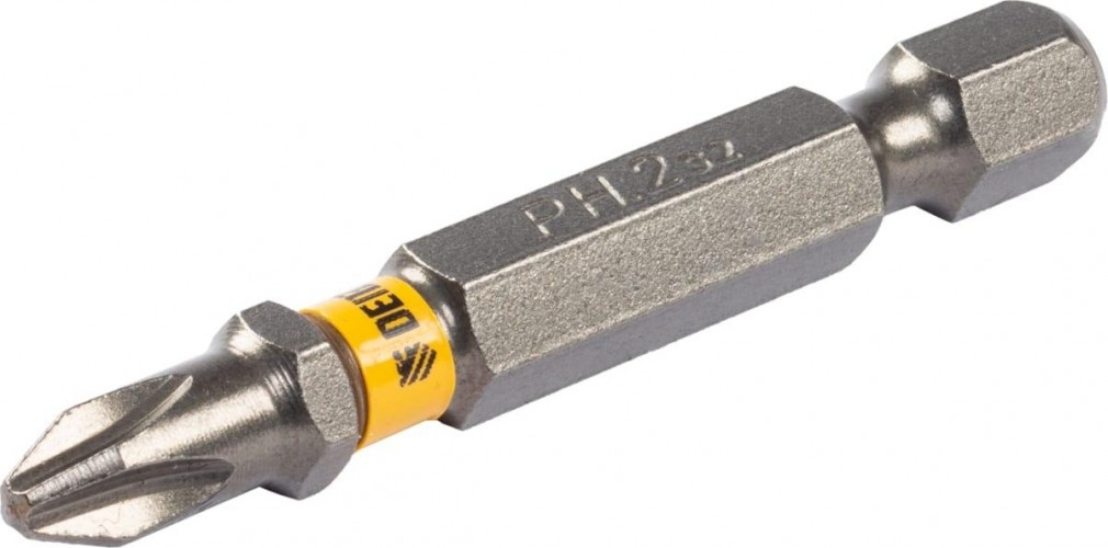 Набор бит Denzel PH2х50 сталь s2, шестигранный профиль, 10 шт. 11649 - изображение 2