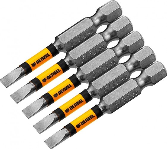 Набор бит Denzel SL5/32"x2" 5 шт. 7711311