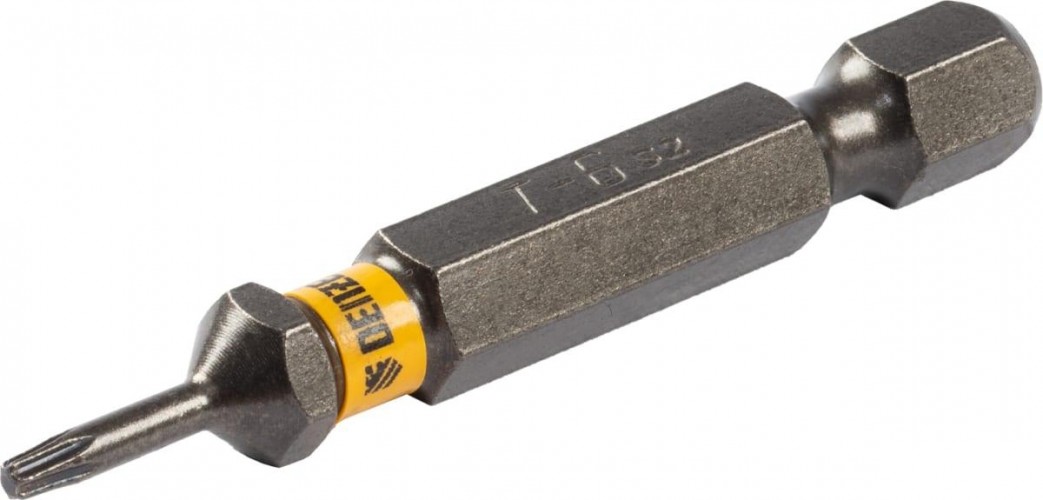 Набор бит Denzel TORX 6х50 сталь s2, шестигранный профиль, 10 шт. 11665 - изображение 2