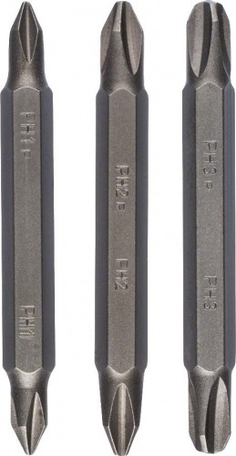 Набор бит двухсторонние  BOSCH PH1/2/3 2609255961