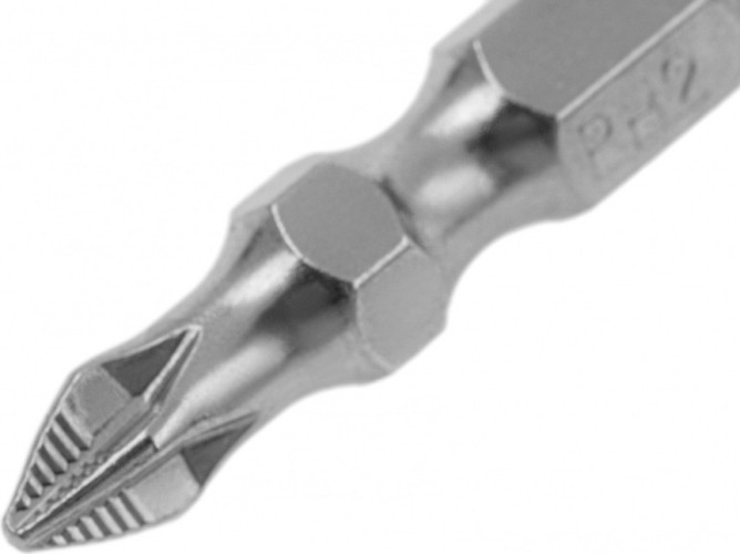 Набор бит GROSS 11211 PH2-PH1х45 мм, двусторонние, 10 шт. - изображение 2