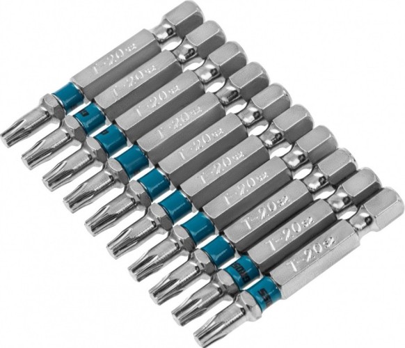 Набор бит GROSS 11470 TORX 20х50, 10 шт.