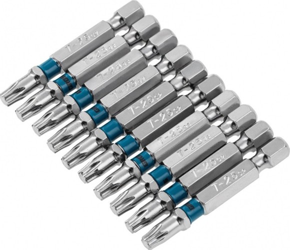 Набор бит GROSS 11471 TORX 25х50, 10 шт.