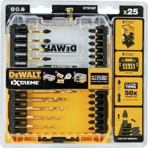 Набор бит и насадок DeWALT DT70749T-QZ FLEXTORQ 25 предмета - изображение 3
