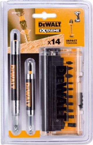 Набор бит и насадок DeWALT DT70574T 25 мм EXTREME IMPACT TORSION 14 предметов DT70574T-QZ