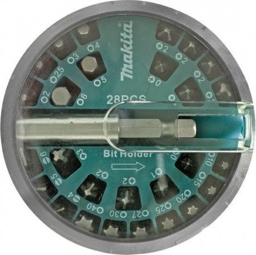 Набор бит и насадок MAKITA B-28911 28 предеметов Torsion B-28911