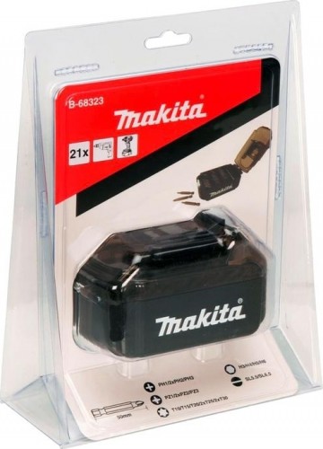Набор бит и насадок MAKITA B-68323 21 шт (в корпусе аккумулятора) - изображение 2