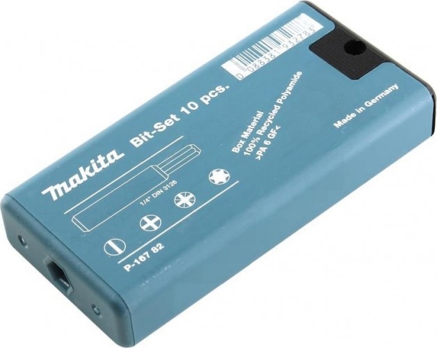 Набор бит и насадок MAKITA P-16782 10 шт. + магн. держатель - изображение 3