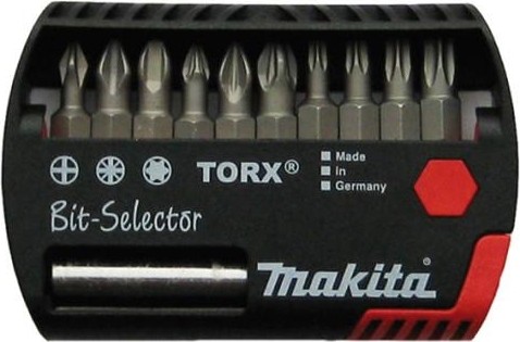 Набор бит и насадок MAKITA P-54053 10 шт. + магн. держатель