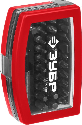 Набор бит и насадок ЗУБР МАСТЕР 32 шт , cr-v 26393-H32