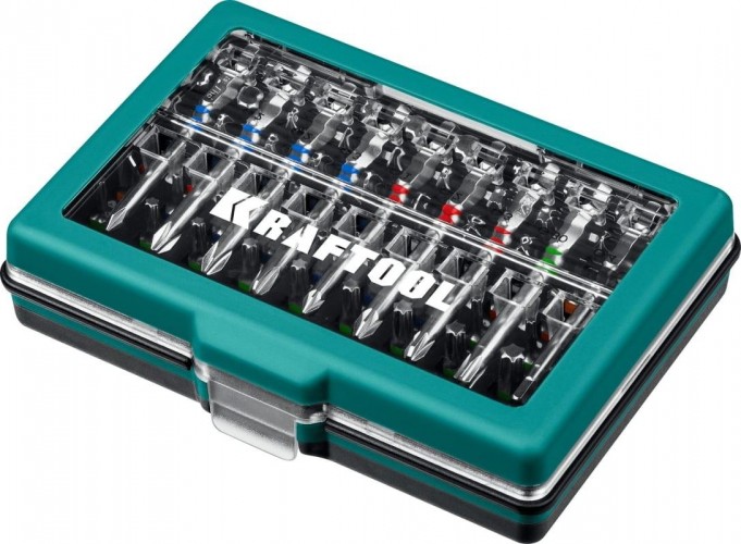 Набор бит KRAFTOOL C-Drive 71 многофункциональные, cr-mo, 71 пред. 26067-H71 - изображение 3