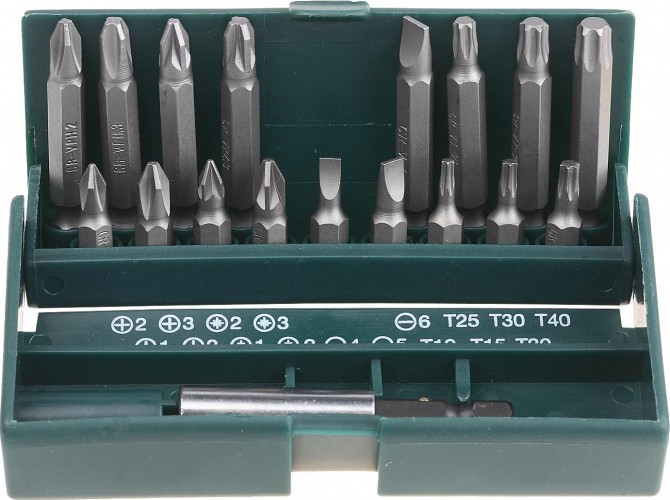 Набор бит KRAFTOOL COMPACT-10 с магнитным адаптером, в мини бит-боксе, 10 пред. 26130-H10