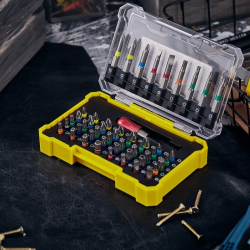 Набор бит Kranz KR-92-0462 с магнитным держателем 25-50 мм, 50 шт. - изображение 5