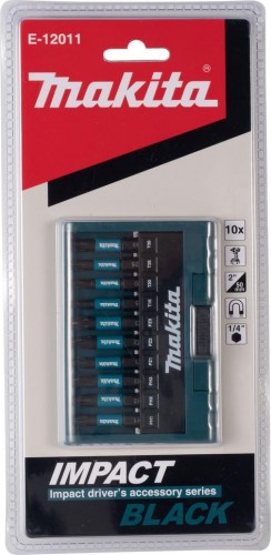 Набор бит MAKITA E-12011 Impact Black 50 мм 10 предметов E-12011 - изображение 3