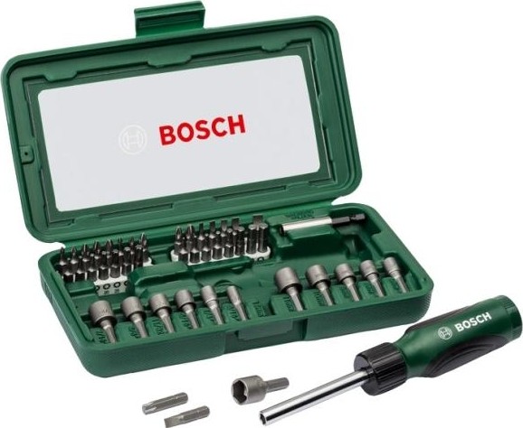 Набор бит, насадок и торцевых головок BOSCH X-MAX PROMOLINE 46 предметов 2607019504