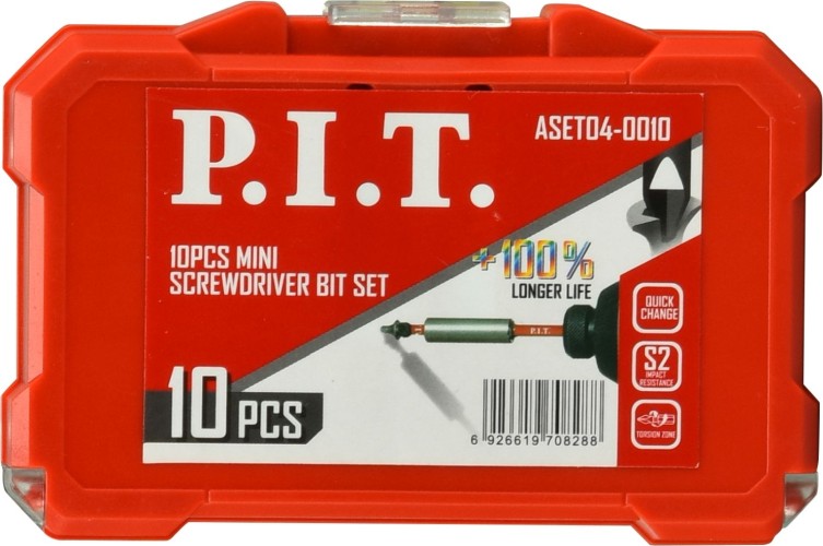 Набор бит P.I.T. ASET04-0010 10 шт. - изображение 4