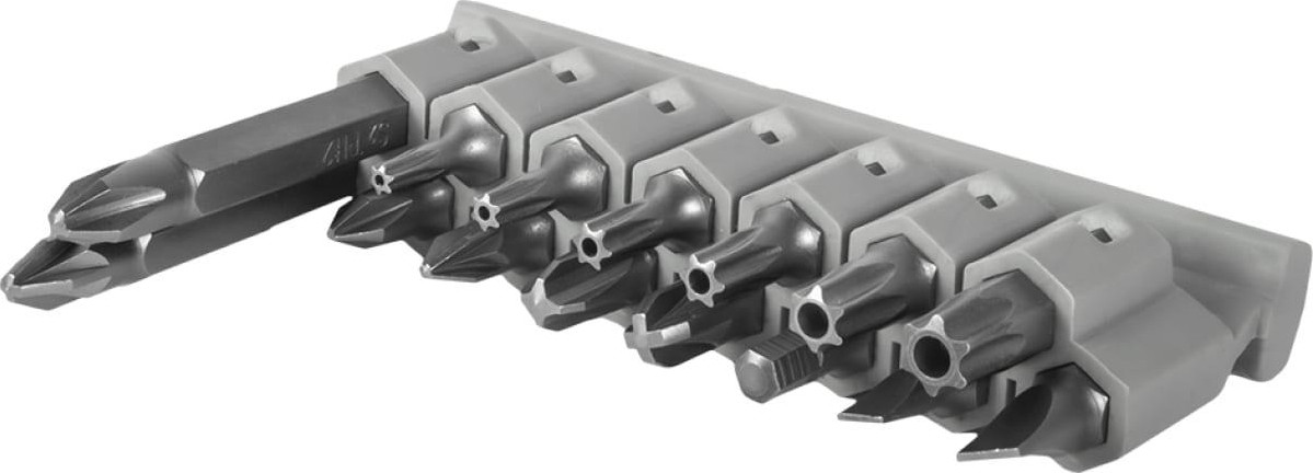 Набор бит ПРАКТИКА "Мастер" 16 шт 25 и 50 мм PH, PZ, HEX SL,  TORX держатель 60 908-221 - изображение 5