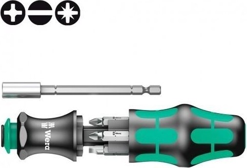 Набор бит с рукояткой-битодержателем WERA Kraftform Kompakt 28 SB WE-073240 WE-073240