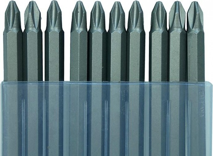 Набор бит Sturm 1 270 501 ph2x75мм, магнит. наконечник, 10 шт. 1270501