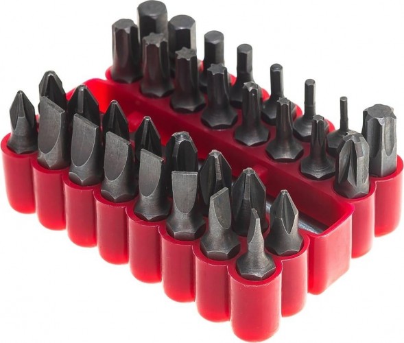 Набор бит ЗУБР с магнитным адаптером cr-mo, 33 пред. 26045-H33 - изображение 2