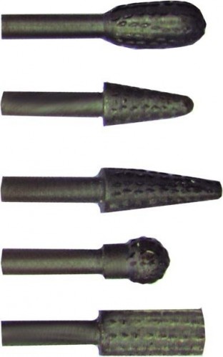 Набор бор-фрез по дереву Biber 70702 металлических (5шт.) тов-090537