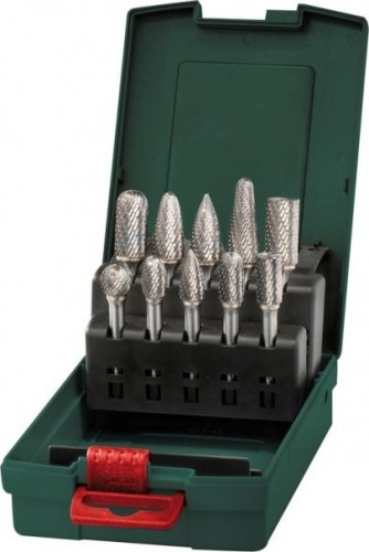 Набор бор-фрез по металлу METABO 10 шт. 628404000 628404000