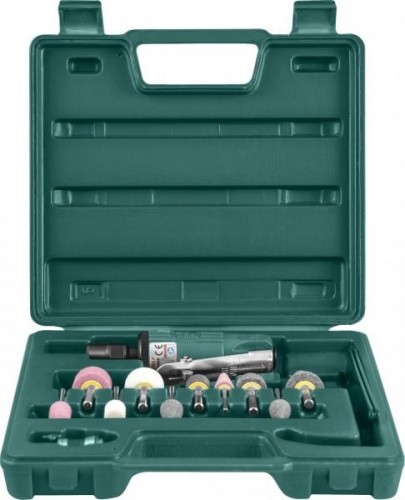 Набор бормашинка пневматическая JONNESWAY JAG-0903FMK 25000 об/мин., патрон 3/6 с насадками 048524 - изображение 2