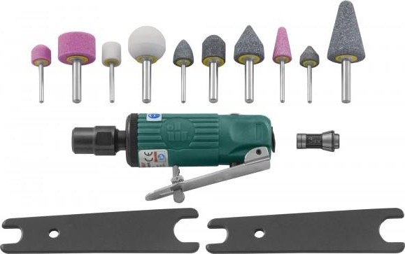 Набор бормашинка пневматическая JONNESWAY JAG-0903FMK 25000 об/мин., патрон 3/6 с насадками 048524