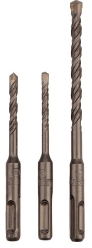 Набор буров Kranz KR-91-0404 по бетону, 3 шт.