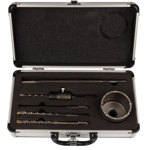 Набор буров Kranz KR-91-0431 для установки подрозетников SDS-plus, 5 пр. - изображение 2