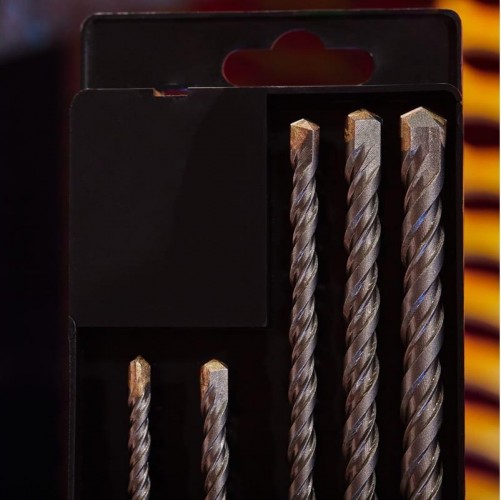 Набор буров REXANT SDS-plus 5-6-8-10х160 мм, 4 шт. 91-0405 - изображение 3