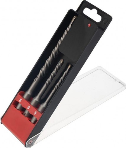 Набор буров REXANT SDS-plus 5х110, 6х110, 8х160 мм, 3 шт. 91-0404 - изображение 2