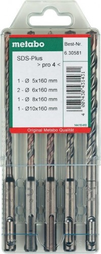 Набор буров SDS-plus METABO 5-6-6-8-10 мм  (5 шт.) 630581000