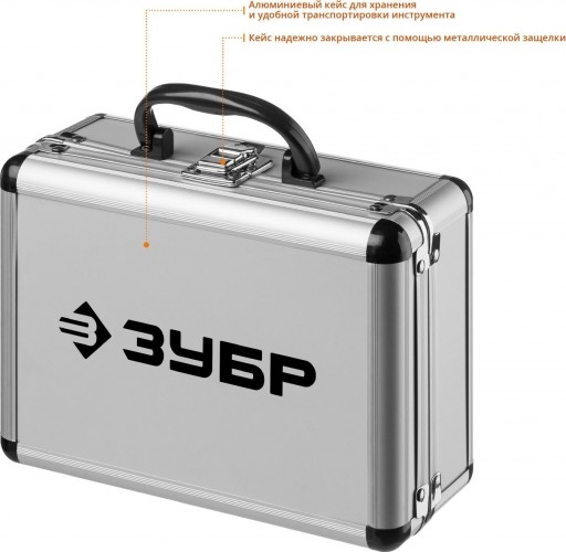 Набор буровых коронок SDS-plus ЗУБР ПРОФЕССИОНАЛ с оснасткой, d=50, 68 мм, кейс, 29185-H2-1 - изображение 4