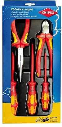 Набор диэлектрического инструмента KNIPEX 002013 1000 V, 5 предметов KN-002013