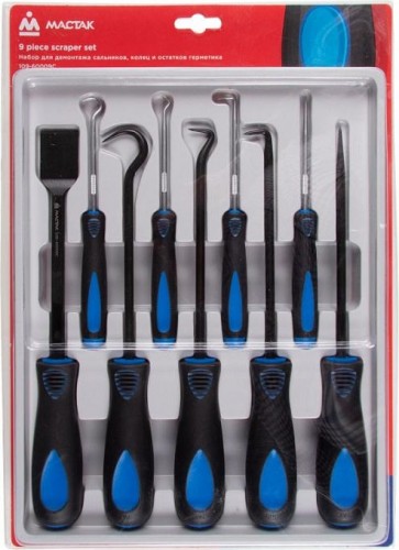 Набор для демонтажа сальников, колец и шлангов МАСТАК 9 предметов 109-60009C 109-60009C - изображение 2