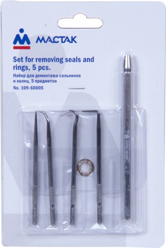 Набор для демонтажа сальников и колец МАСТАК 5 предметов 109-60005 109-60005 - изображение 3