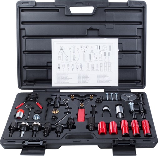 Набор для обслуживания компрессора кондиционера МАСТАК 105-30037C кейс, 37 предметов
