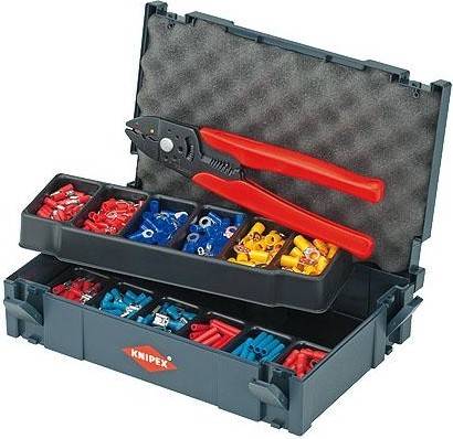 Набор для обжима кабельных наконечников KNIPEX 979001 (клеши + наконечники) KN-979001