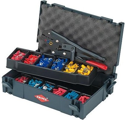 Набор для обжима кабельных наконечников KNIPEX 979000 (клеши + наконечники) KN-979000