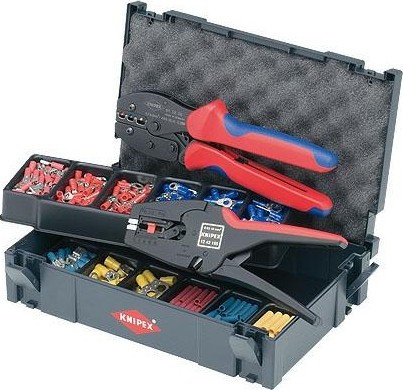 Набор для обжима кабельных наконечников KNIPEX 979022 (клеши + наконечники) KN-979022