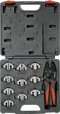 Набор для опрессовки проводов СОРОКИН 1.351 ( 11 предметов)